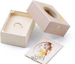 Beauty and the Beast Disney Princess Ring size 9 withmessage card Japan NEW