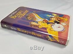 Beauty and the Beast Disney VHS BLACK DIAMOND 1325 RARE