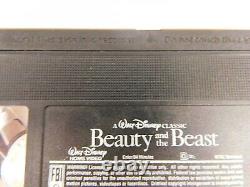 Beauty and the Beast Disney VHS Black Diamond Edition Cassette Tape
