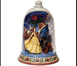 Beauty and the Beast Figurine Jim Shore Disney Traditions Rose Dome