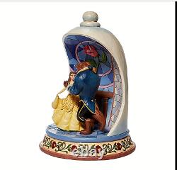 Beauty and the Beast Figurine Jim Shore Disney Traditions Rose Dome