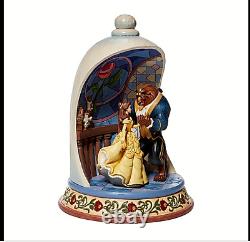 Beauty and the Beast Figurine Jim Shore Disney Traditions Rose Dome