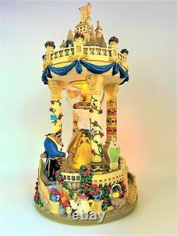 Beauty and the Beast Hourglass Globe With Lights & Music 1992