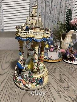 Beauty and the Beast Hourglass Globe With Lights & Music 1992