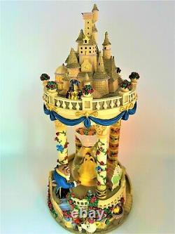 Beauty and the Beast Hourglass Globe With Lights & Music 1992