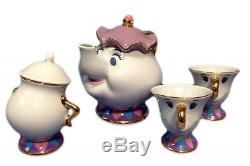 Beauty and the Beast Mrs. Potts and Chip Tea Set Tokyo Disney Resort Limited
