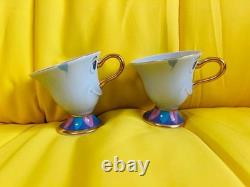 Beauty and the Beast Mrs Potts and the Teacups Set of 4 Disney Collection Japan