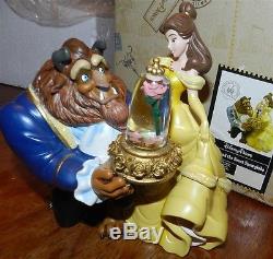 Beauty and the Beast Musical Snow Globe Disney Parks New
