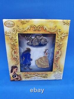 Beauty and the Beast Pin Set LE 1000 BRAND NEW Disney Live Action 2015 Cogsworth