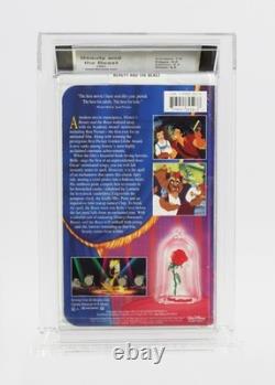 Beauty and the Beast VHS 1992 BGS 8.0 Disney Black Diamond with Award Sticker