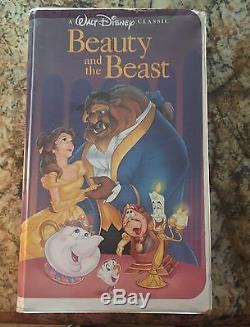 Beauty and the Beast (VHS, 1992) Black Diamond Edition & ALADIN BLACK DIAMOND