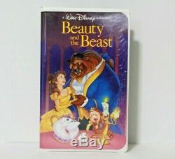 Beauty and the Beast (VHS, 1992) Black Diamond classic collection