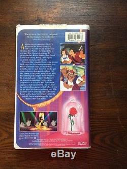 Beauty and the Beast VHS 1992 Walt Disney Classic Black Diamond ORIGINAL INSERTS