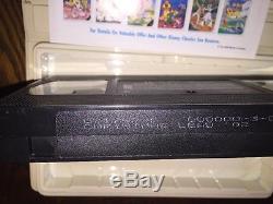 Beauty and the Beast VHS 1992 Walt Disney Classic Black Diamond ORIGINAL INSERTS