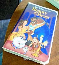 Beauty and the Beast VHS 1992 Walt Disney Classic Black Diamond Rare