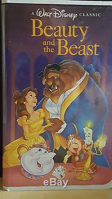 Beauty and the Beast (VHS, 1992) Walt Disney's Black Diamond Classic