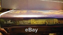 Beauty and the Beast (VHS, 1992) Walt Disney's Black Diamond Classic