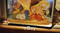 Beauty and the Beast (VHS, 1992) Walt Disney's Black Diamond Classic