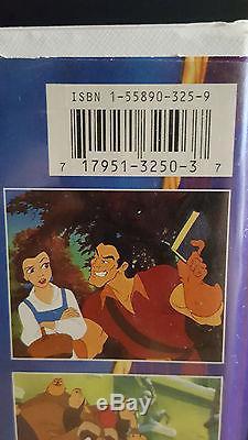 Beauty and the Beast (VHS, 1992) Walt Disney's Black Diamond Classic
