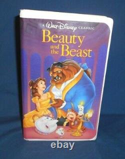 Beauty and the Beast VHS 1992 Walt Disney's Black Diamond Classic Rare