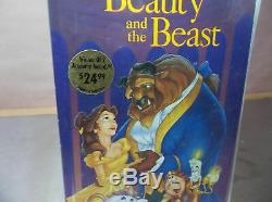 Beauty and the Beast (VHS, 1992) Walt Disney's Black Diamond Classic Unopened