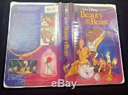 Beauty and the Beast VHS Tape CHRISTMAS LEAD Disney's Black Diamond RARE