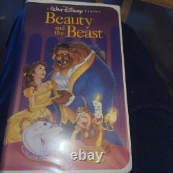 Beauty and the Beast VHS The Classics Black Diamond Collection RARE! Walt Disney