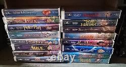 Beauty and the Beast VHS Walt Disney Black Diamond Classic RARE Lot Of 16 Movies