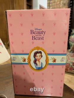 Beauty and the Beast ceramic lamp SCHMID Belle reading book under tree 1992-1993