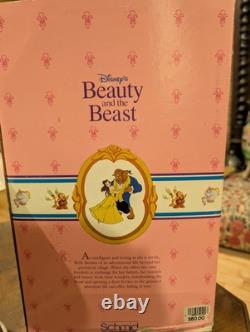 Beauty and the Beast ceramic lamp SCHMID Belle reading book under tree 1992-1993