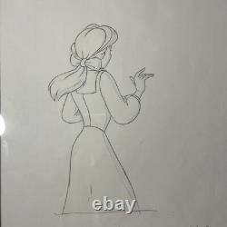 Beauty and the beast Animation Cel Walt Disney Movie Production Art Vintage X1 Beauty and the beast Animation Cel Walt Disney Movie Production Art Vintage X1