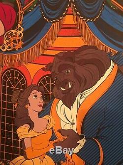 Beauty and the beast Mondo Poster By Germain Mainger Barthélémy Disney Belle