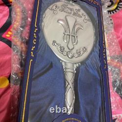 Beauty & the Beast Disney Replica Hand Mirror Silver Rose Disney Store Japan