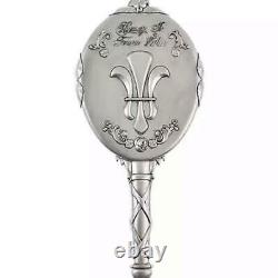 Beauty & the Beast Disney Replica Hand Mirror Silver Rose Disney Store Japan