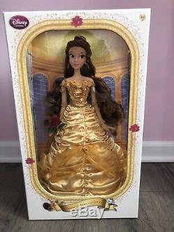 Belle Beauty & The Beast LE 5000 17 Collector Doll Disney Store NIB