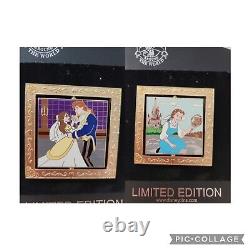 Belle Beauty & The Beast Wedding Bride Spinner LE 100 Disney Pin MOC VHTF RARE