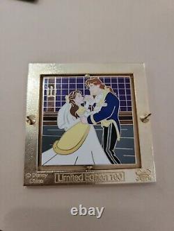 Belle Beauty & The Beast Wedding Bride Spinner LE 100 Disney Pin MOC VHTF RARE