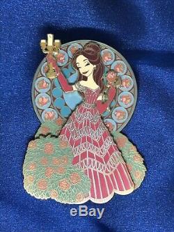 Belle Fantasy Disney Pin LE25 Deco Beauty and the Beast Variant