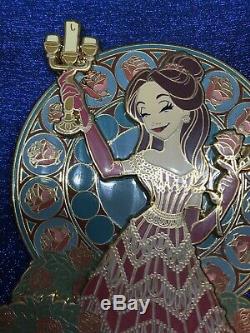 Belle Fantasy Disney Pin LE25 Deco Beauty and the Beast Variant