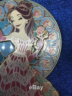 Belle Fantasy Disney Pin LE25 Deco Beauty and the Beast Variant