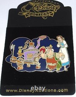 Belle LE 500 Disney Auction Pin Beauty Beast Father Maurice with Contraption Dad
