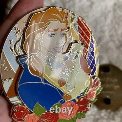 Belle and Adam Beauty And The Beast Heroic Moments LE 50 Fantasy Pin Disney