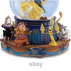 Bradford Exchange Disney Beauty & The Beast Musical Globe & Rotating Characters