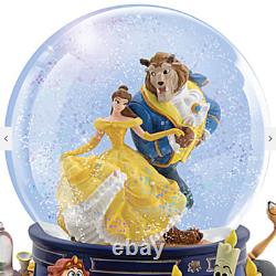 Bradford Exchange Disney Beauty & The Beast Musical Globe & Rotating Characters