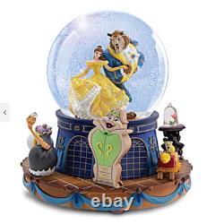 Bradford Exchange Disney Beauty & The Beast Musical Globe & Rotating Characters