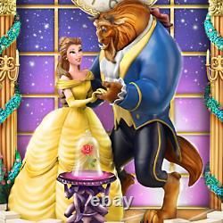 Bradford Exchange Disney Beauty and The Beast Happily Ever After Wall Clock