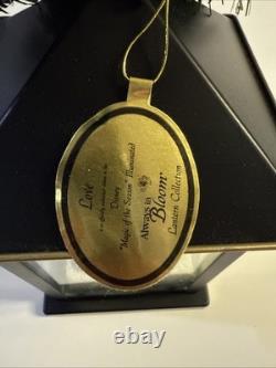 Bradford Exchange Disney magic of the season beauty and the beast lantern Love