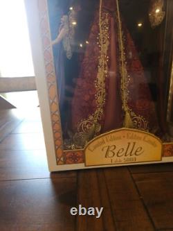Brand New Disney Beauty & the Beast 17 Winter Belle & Beast LE Dolls (Set of 2)