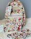 Brand New Disney Loungefly Beauty and the Beast Floral Belle Pink Mini Backpack