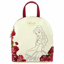 Brand New Disney X Loungefly Beauty and the Beast Belle Rose Mini Backpack